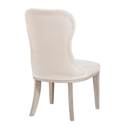 Ivory Side Chairs Set of 2 Classic Dining Chairs