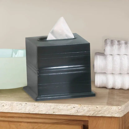 Oil-Rubbed Bronze Tissue Box Cover - Stainless Steel for Bathroom