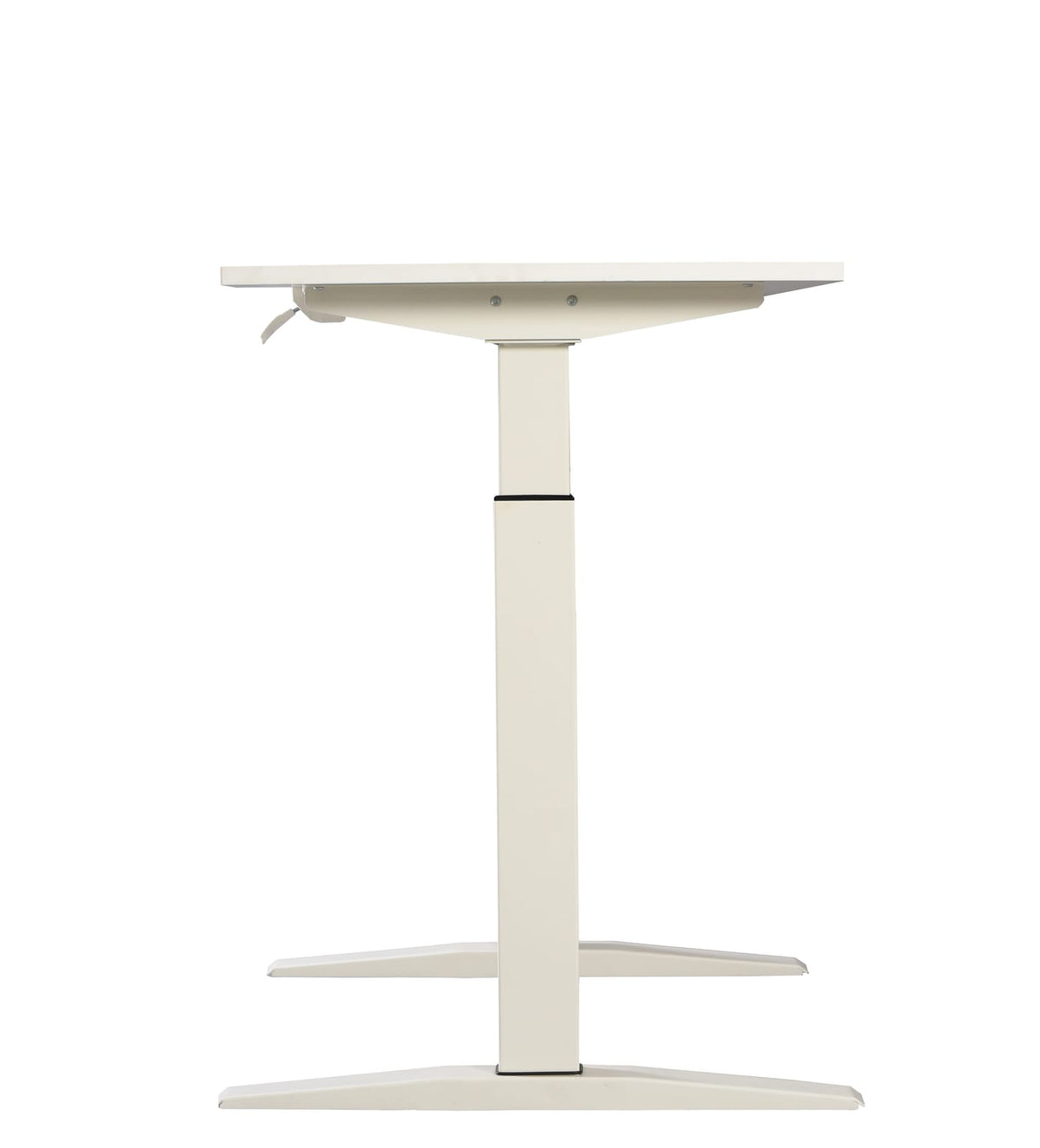 47" White Height Adjustable Standing Desk