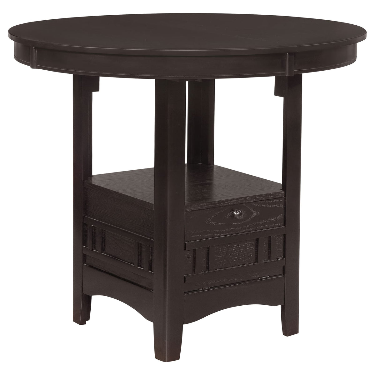Espresso 4 Person Dining Table with Extension