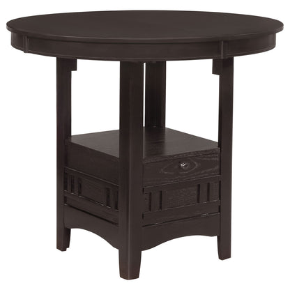 Espresso 4 Person Dining Table with Extension