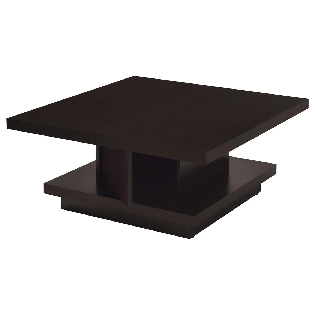 Cappuccino 3-Piece Square Coffee & End Table Set - Engineered Wood