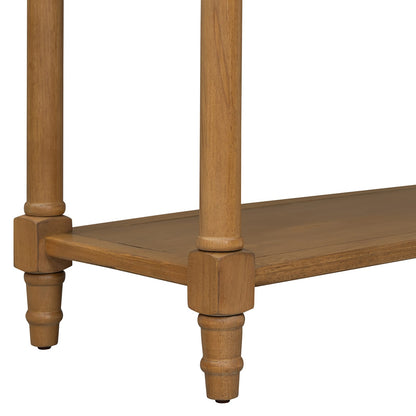 TREXM Daisy Series Console Table - Natural Solid Wood
