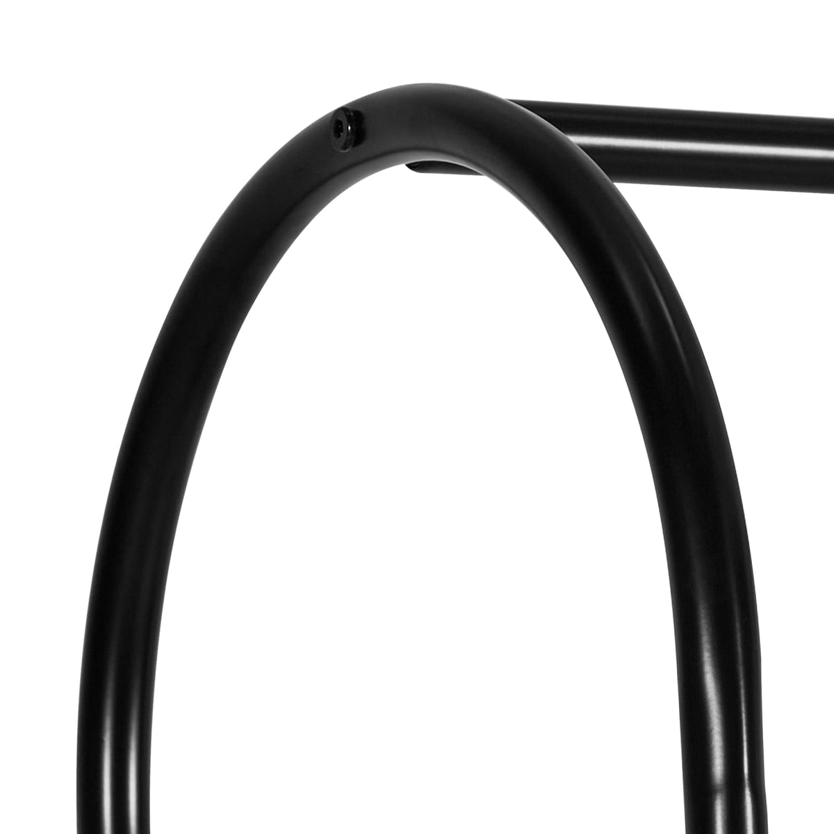 Heavy Duty Rolling Clothes Rack with Hooks for Laundry Room Storage