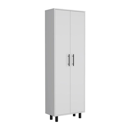 Multistorage Cabinet 71"H - White | 5 Shelves, 2 Doors