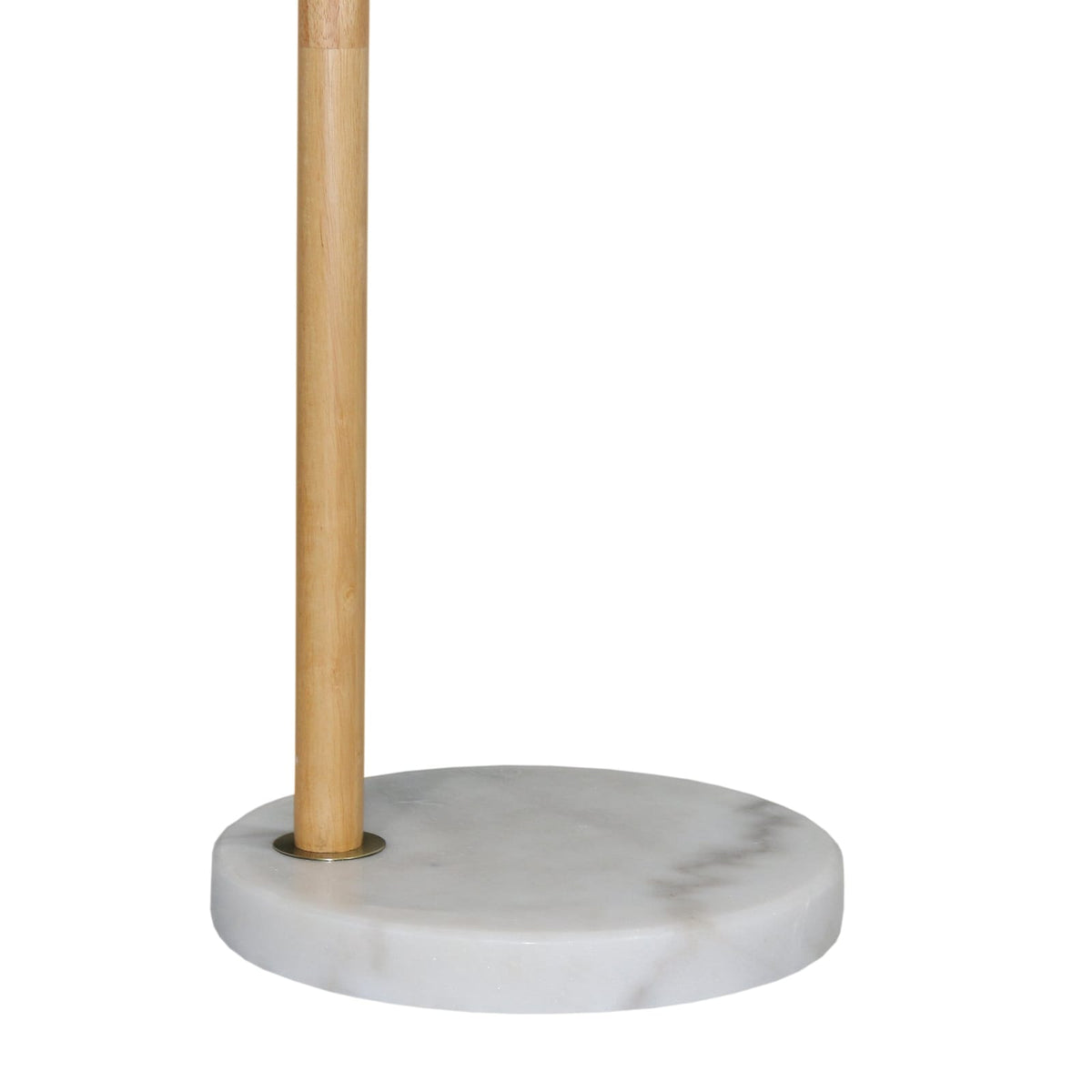 Tall White Marble Floor Lamp - Reading & Study Light