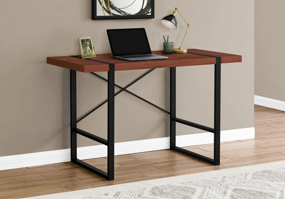 Cherry Wood Computer Desk - 49" L Workstation