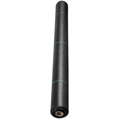 Heavy Duty Black Polypropylene Weed Barrier Fabric for Garden Beds