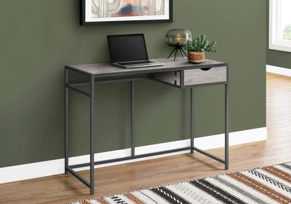Grey Computer Desk with Storage Drawer - 42" L