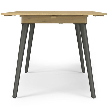 Light Brown Extendable Dining Table - 86.6" Outdoor Table