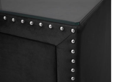 Black Six Drawer Dresser - Contemporary Bedroom Furniture