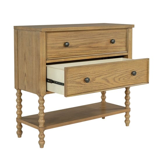 Accent Chest - Natural Wood Dresser for Bedroom