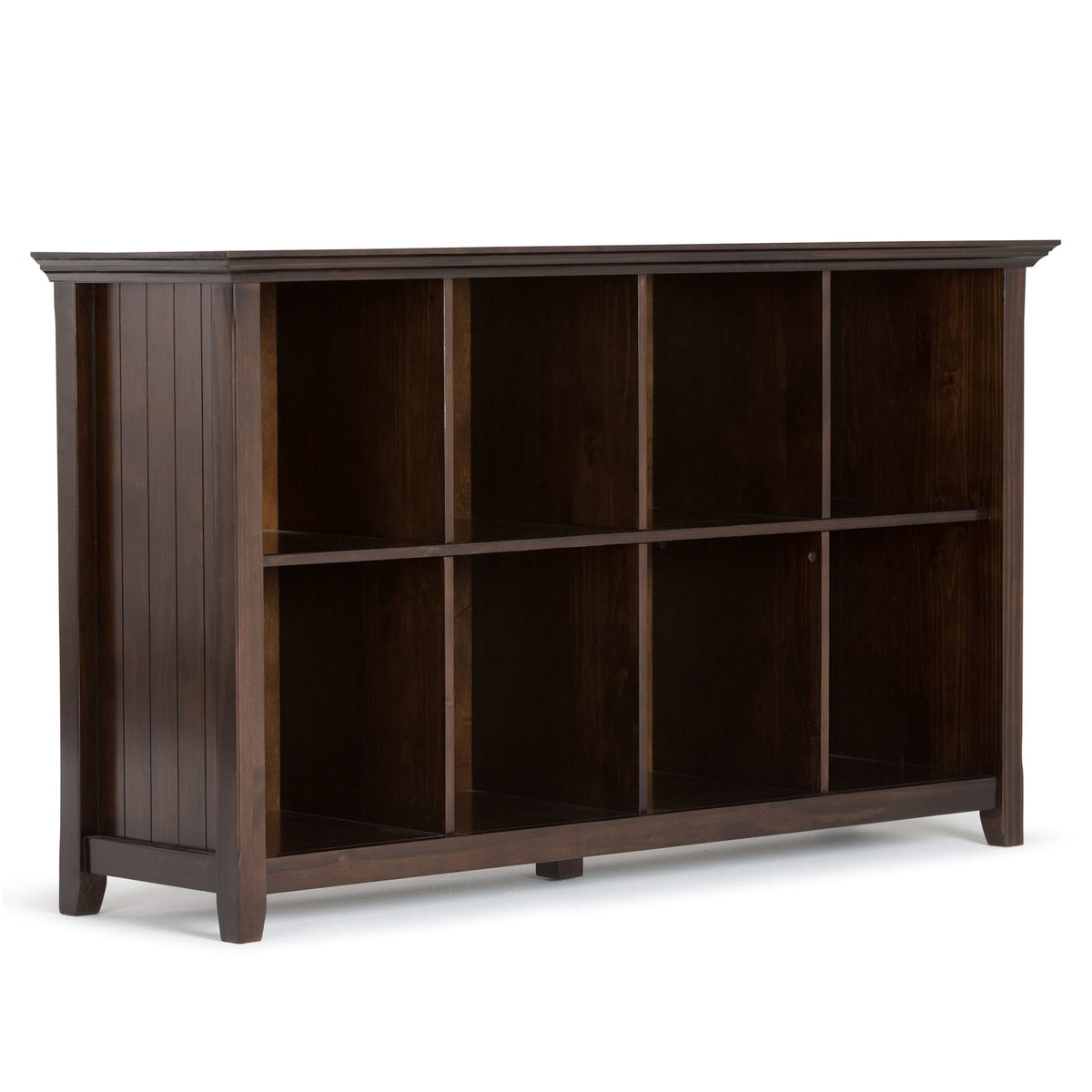 Acadian 57 Inch Wide Solid Wood Sofa Table - Dark Brown