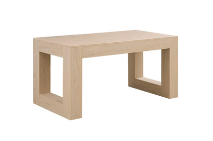 4-6 Person Farmhouse Dining Table - Wood MDF Tabletop