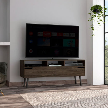 Hamburg TV Stand - 50-60" TVs, Brown Engineered Wood