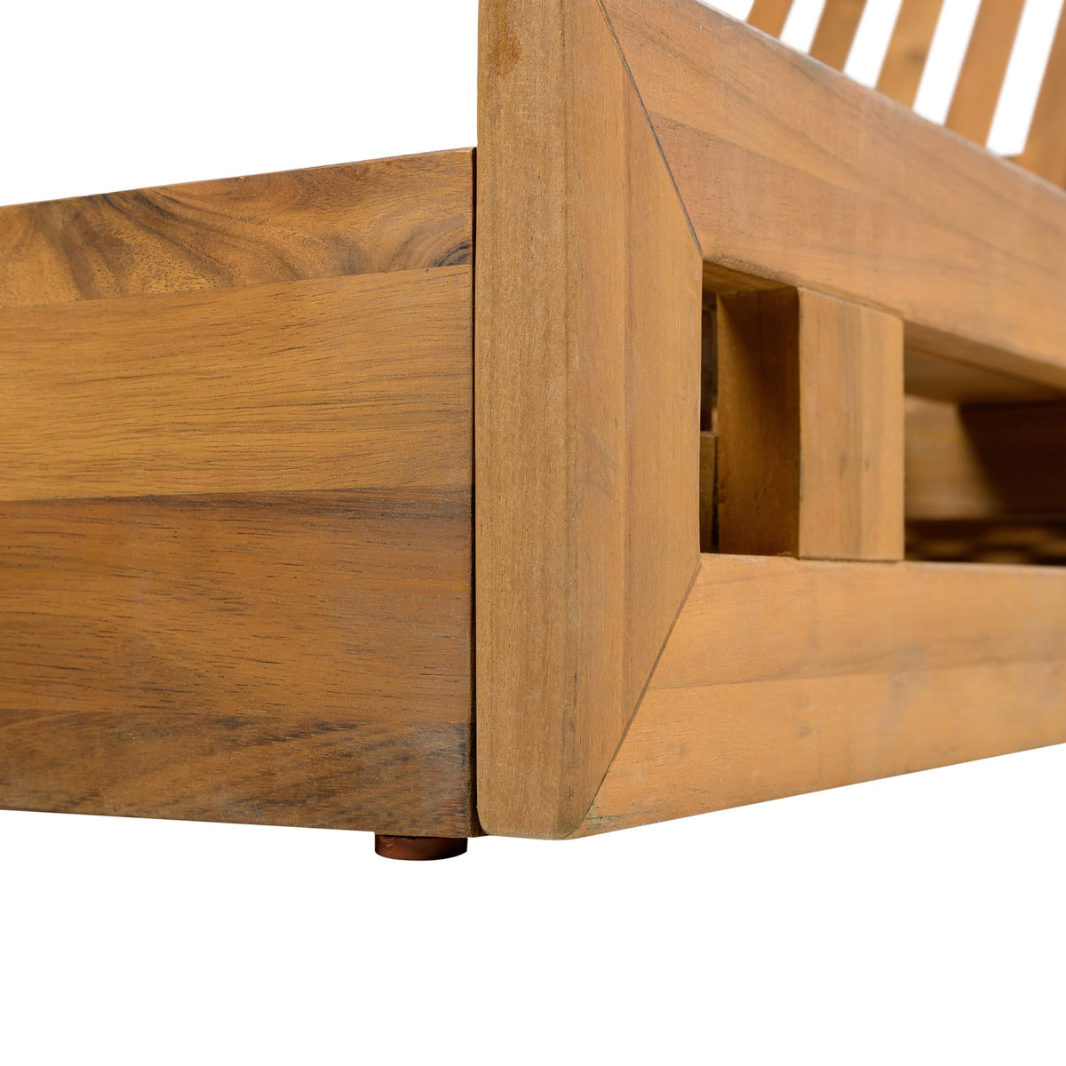 Teak Acacia Wood Lounge Chair - Outdoor Patio Seating