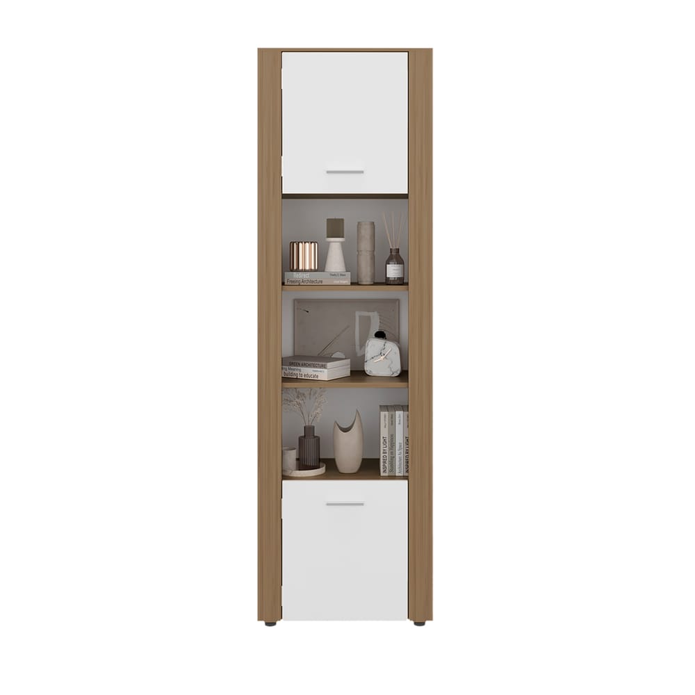 Multi-Color Dupont Bookcase - 5 Shelf Storage Cabinet for Home Office