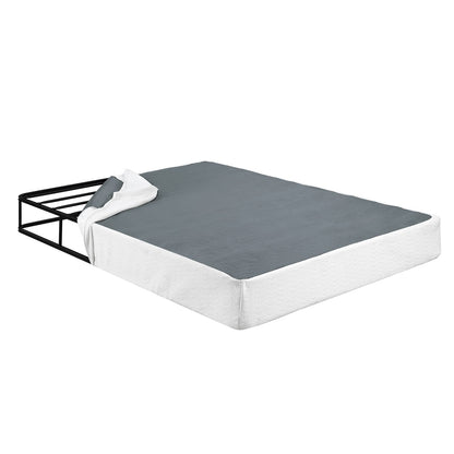 Full Metal Bed Frame Black 8.5 Inch High