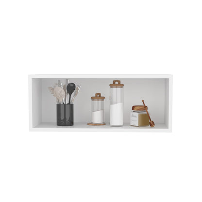 Wall Cabinet - White, 12" H - Storage Shelf
