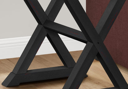 Black Accent Table - End Side Nightstand