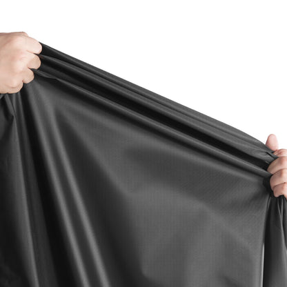 Black Oxford Fabric Patio Furniture Cover 126"x63"