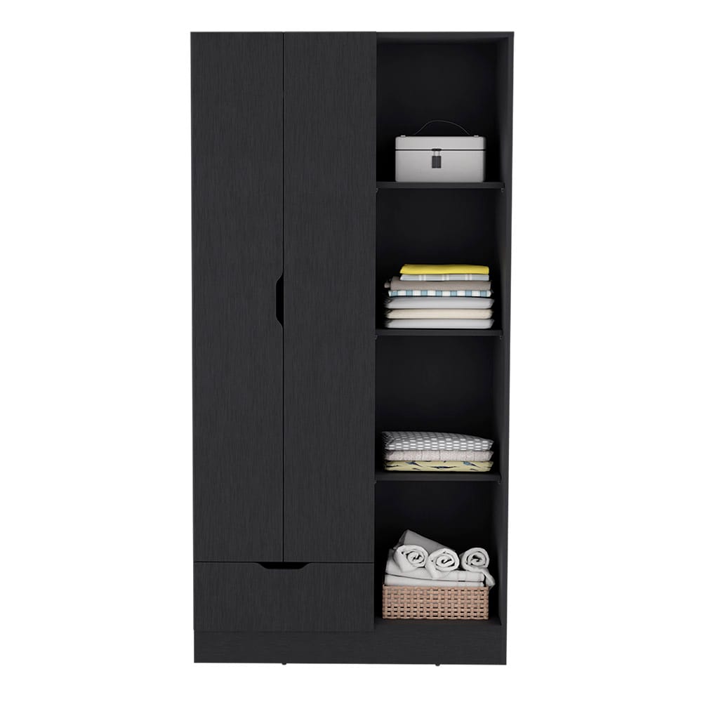 Dover Armoire - Black: Bedroom Storage Solution