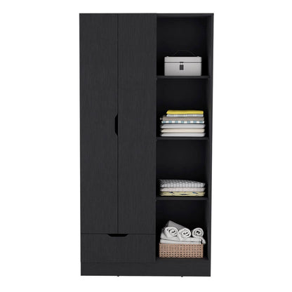 Dover Armoire - Black: Bedroom Storage Solution