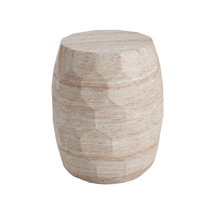 Lightweight Concrete Side Table - Beige Outdoor/Indoor Table