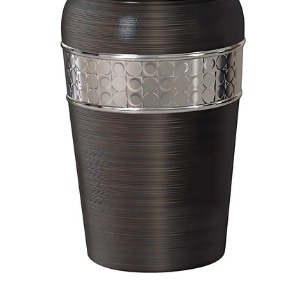 Oil-Rubbed Bronze Stainless Steel Toothbrush Holder - 4 Slots for Bathroom