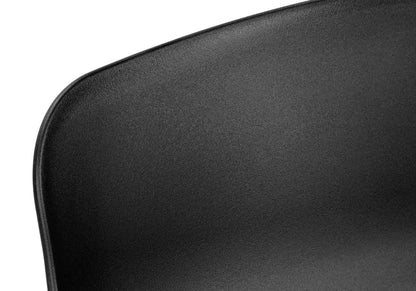 Black Low-Back Office Chair for Kids - Adjustable Height