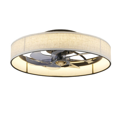 Matte Black Farmhouse Ceiling Fan with Remote Control for Bedroom