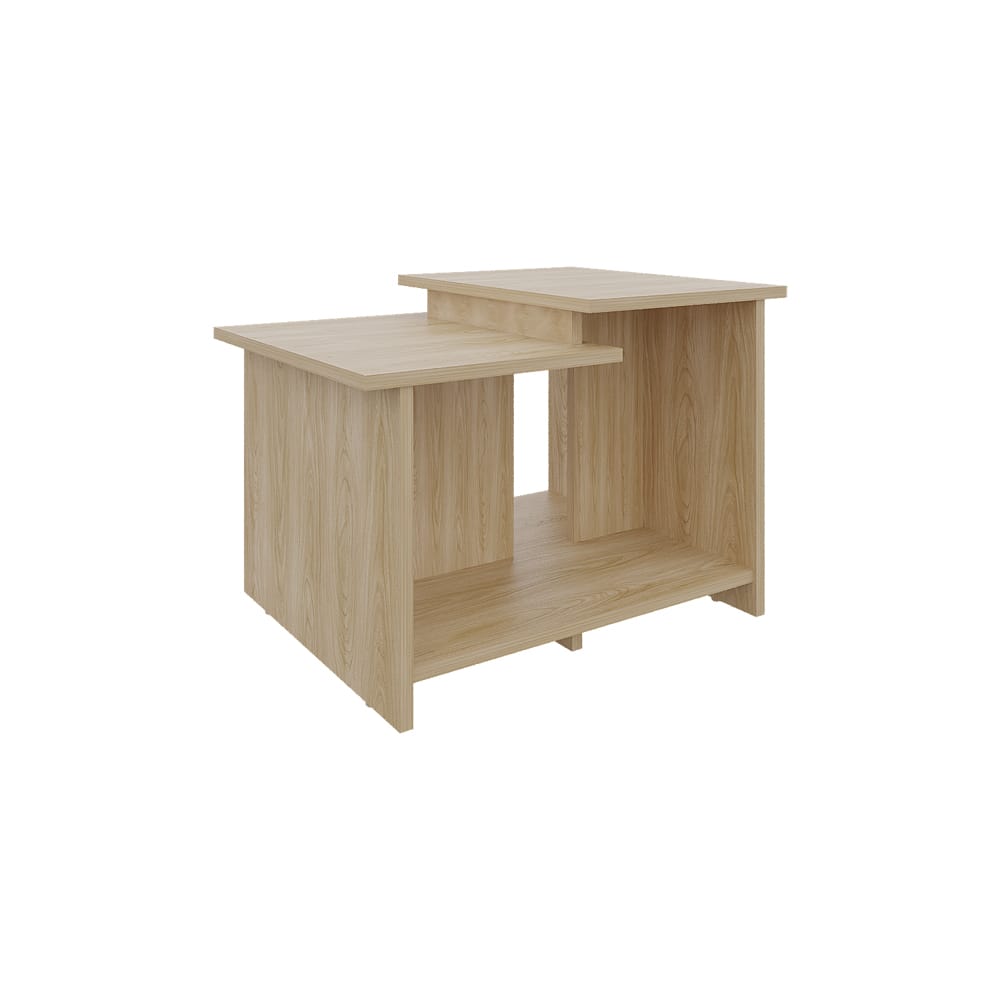 Sedalia Coffe Table - Beige Engineered Wood, Living Room Storage