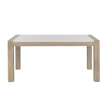Vanilla Real Marble Dining Table - Seats 6