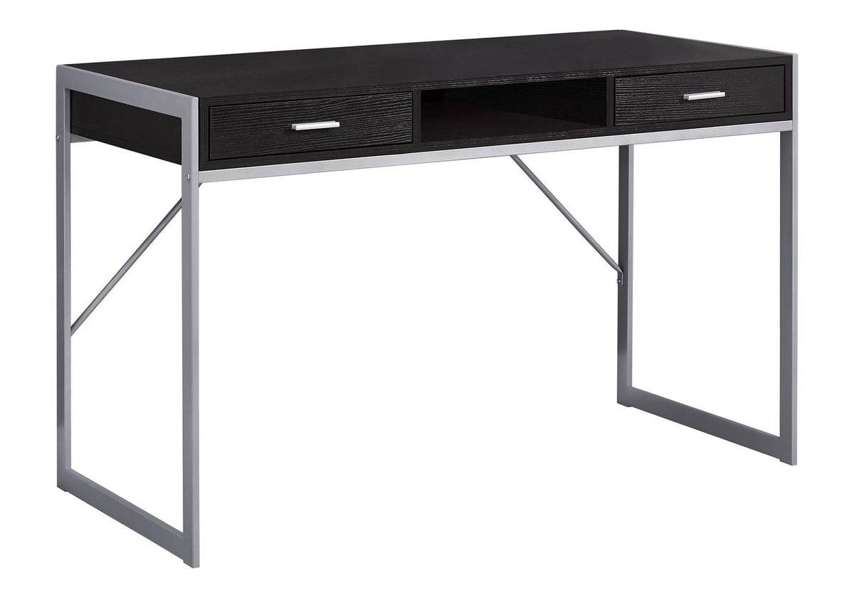 Espresso MDF Computer Desk with Storage Drawers - 48" L