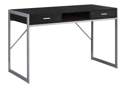 Espresso MDF Computer Desk with Storage Drawers - 48" L