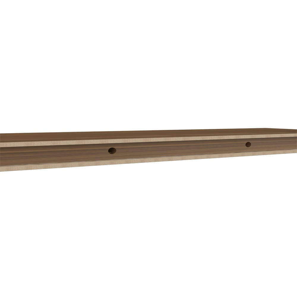 Mahogany Floating Shelves - Set of Two