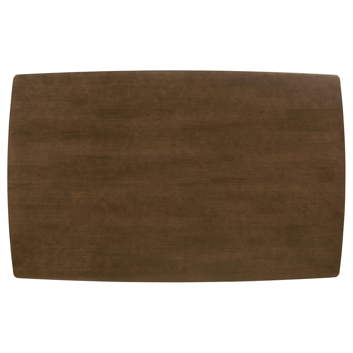 Mid-Century Modern Brown Dining Table - 48" Rectangular