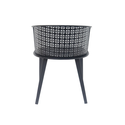 Black Iron Patio Chair Set - 2 Chairs