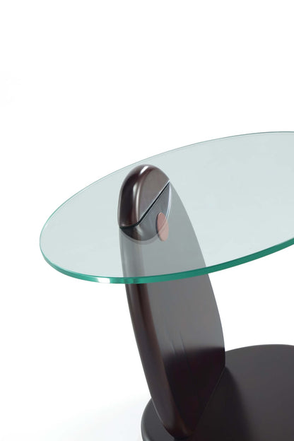 Walnut Solid Wood End Table - Modern Living Room Table