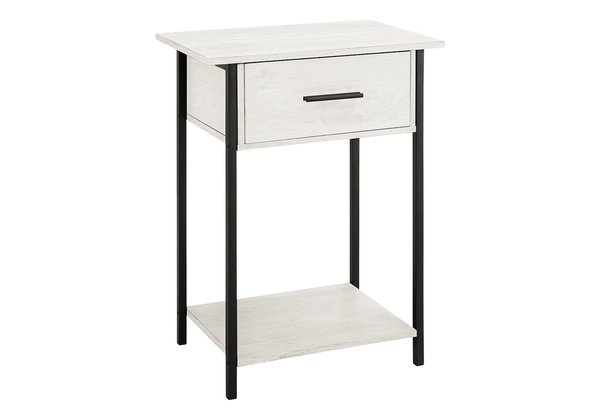 Black Metal Accent Table - 2 Tier Side Table