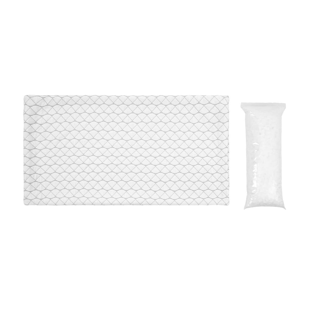 Queen Size Memory Foam Bed Pillow - White