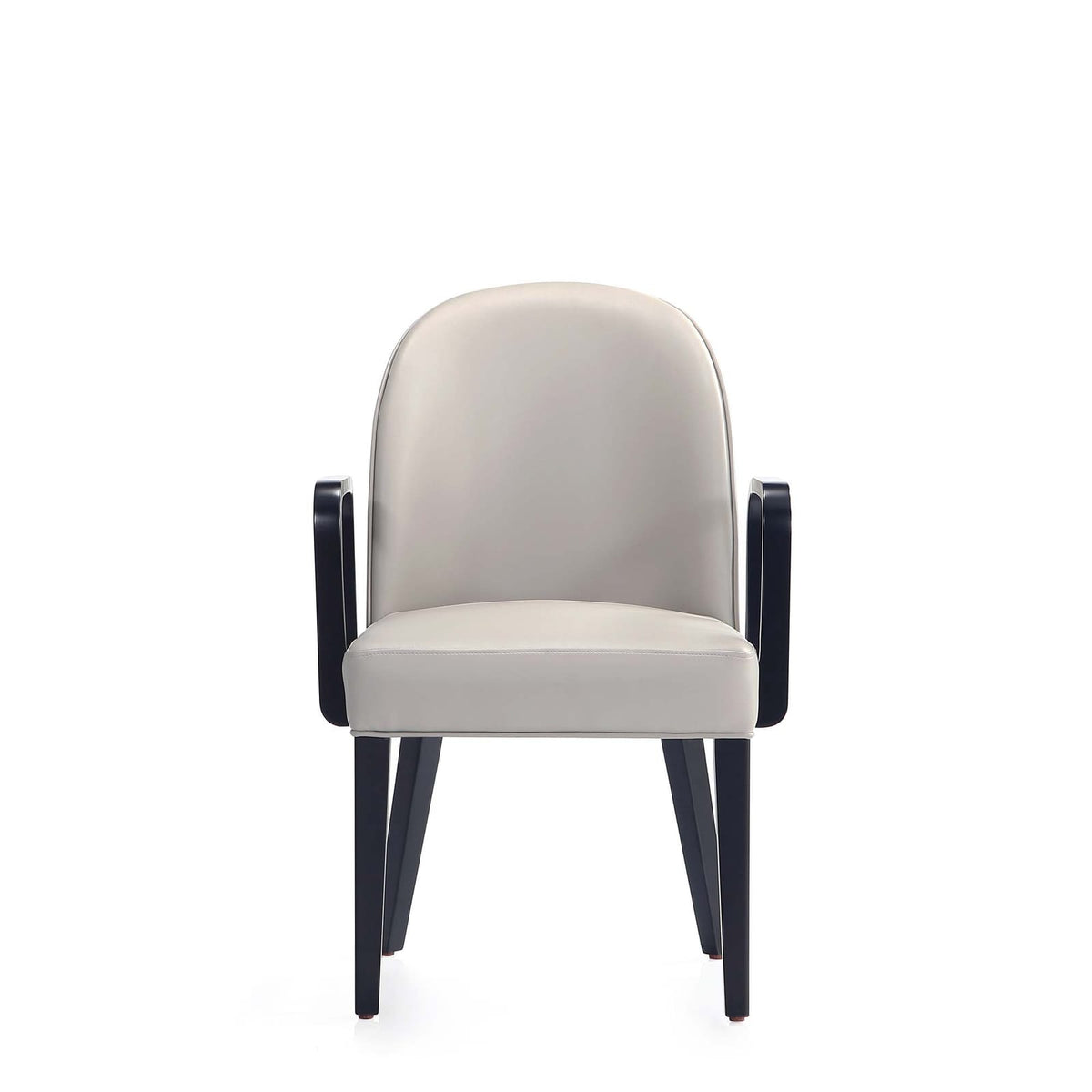 Light Grey Wood Armchair - Dining Room Seating