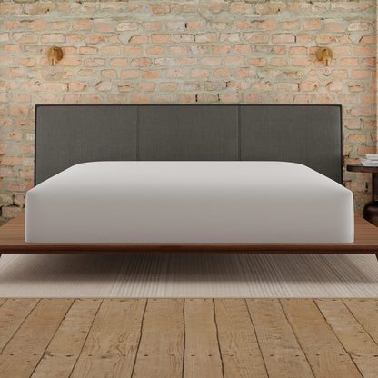White Cotton Queen Mattress Protector - Water Resistant