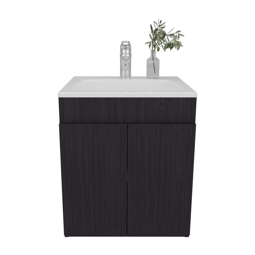Dublin Vanity Kronos, Black - Bathroom Vanities