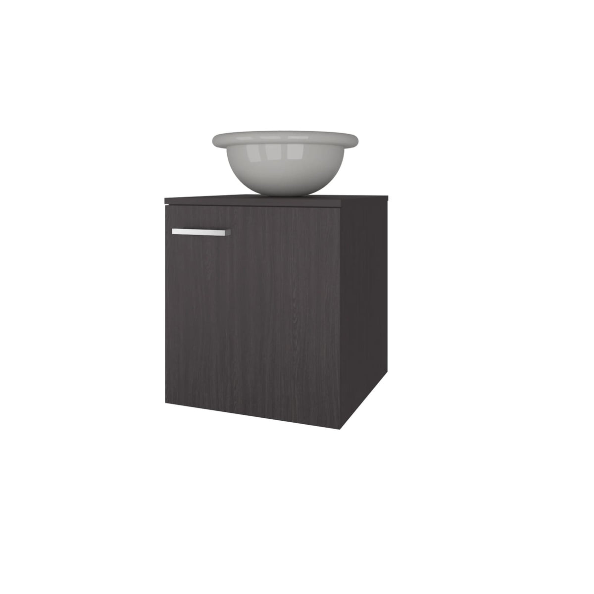 Wengue Bathroom Vanity - Dark Brown Storage Sink