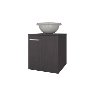 Wengue Bathroom Vanity - Dark Brown Storage Sink