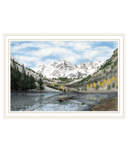 Trendy Wall Art Maroon Bells - Living Room & Bedroom Decor