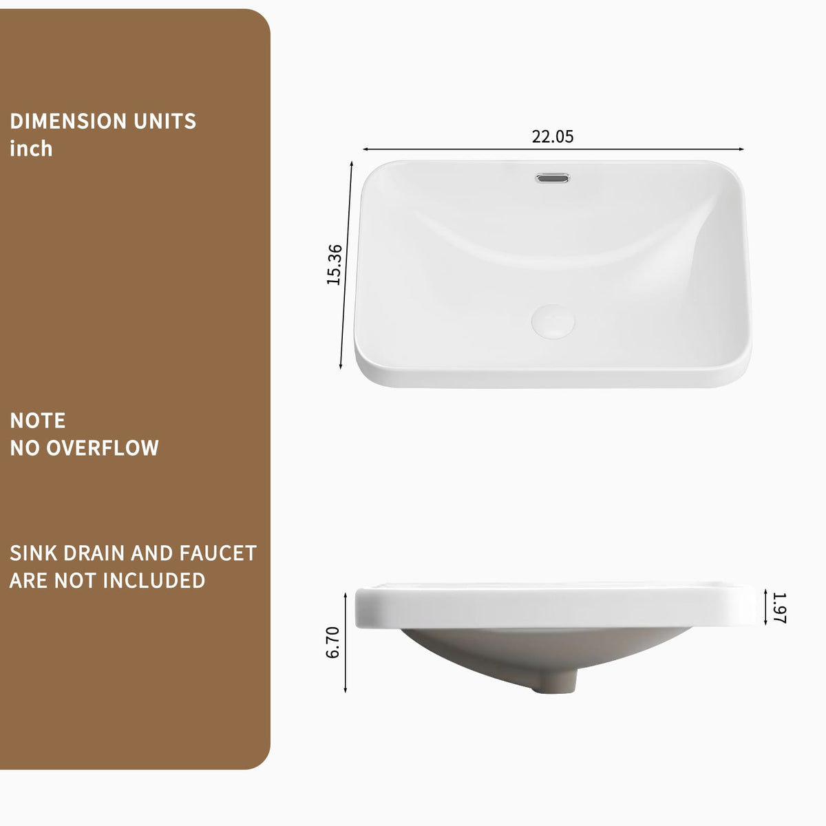 Milk White Ceramic Undermount Bathroom Sink for Vanity Upgrade