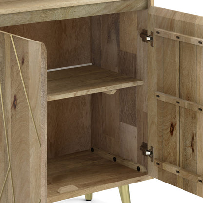 Jager Bookshelf with Doors - Natural - Home Office Storage