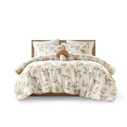 Full Polyester Mushroom Bedding Set